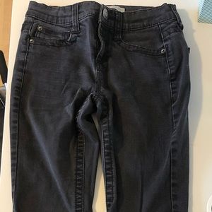 high waisted mudd grey/black skinny jeans